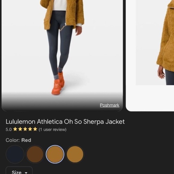 Lululemon Sherpa jacket - Picture 8 of 8
